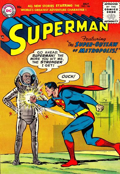 Cover for Superman (DC, 1939 series) #106