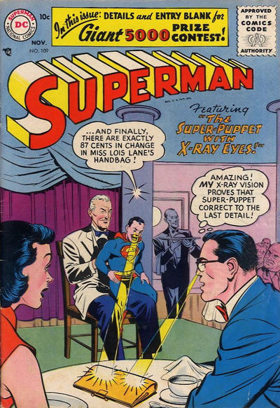 Cover for Superman (DC, 1939 series) #109