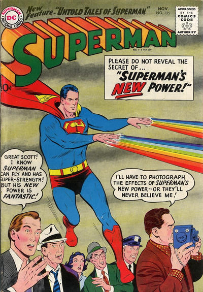 Cover for Superman (DC, 1939 series) #125