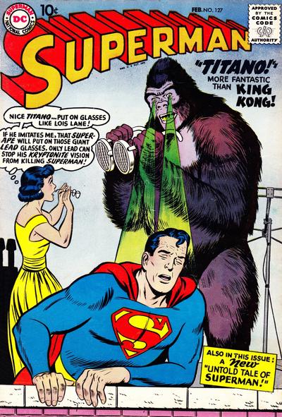 Cover for Superman (DC, 1939 series) #127