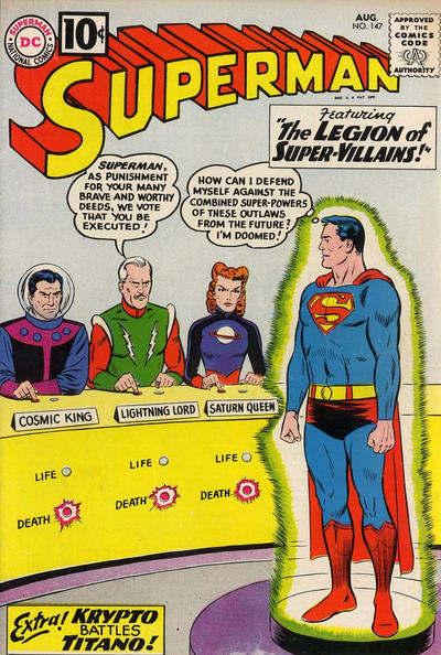 Cover for Superman (DC, 1939 series) #147