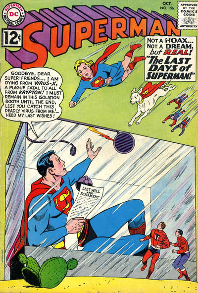 Cover for Superman (DC, 1939 series) #156