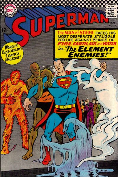 Cover for Superman (DC, 1939 series) #190