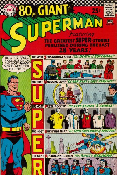 Cover for Superman (DC, 1939 series) #193