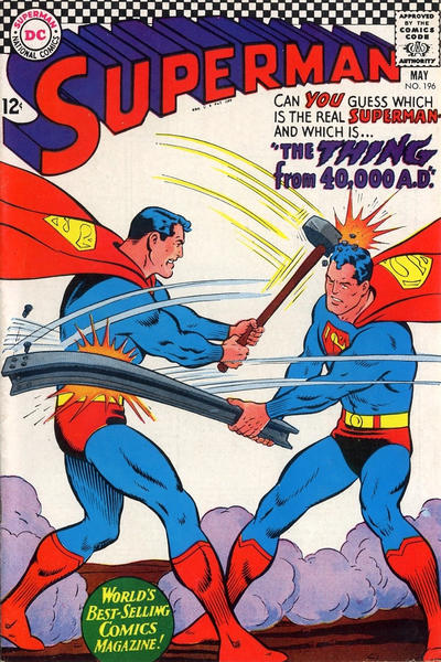 Cover for Superman (DC, 1939 series) #196