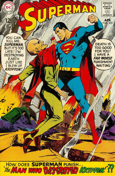 Cover for Superman (DC, 1939 series) #205