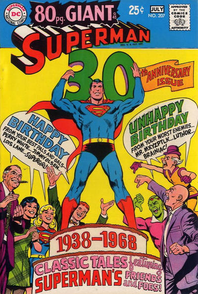 Cover for Superman (DC, 1939 series) #207