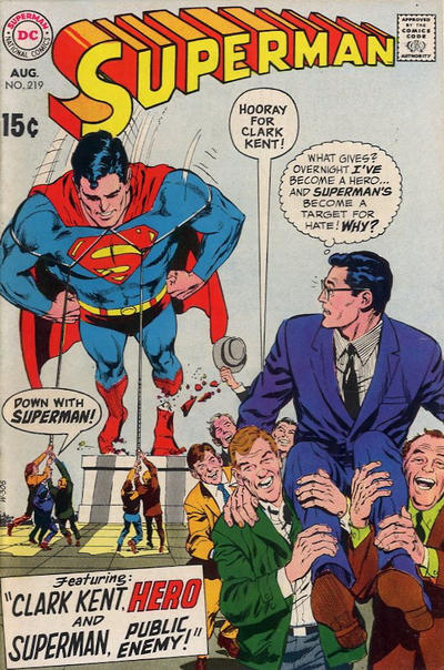 Cover for Superman (DC, 1939 series) #219