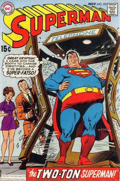 Cover for Superman (DC, 1939 series) #221