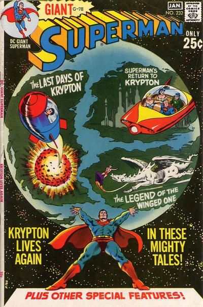 Cover for Superman (DC, 1939 series) #232
