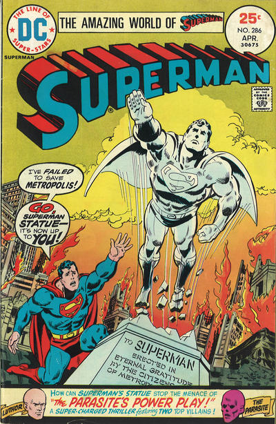 Cover for Superman (DC, 1939 series) #286