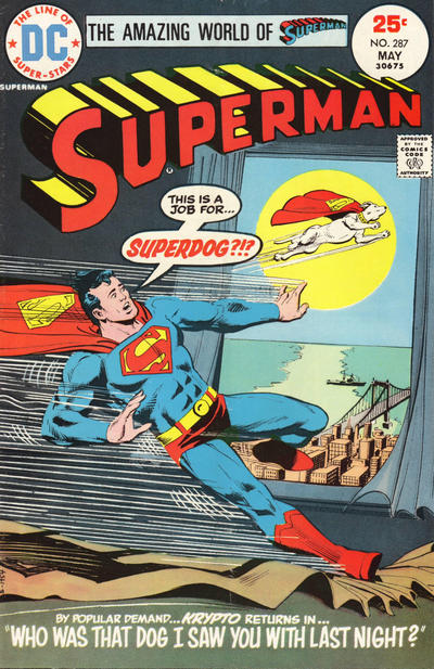 Cover for Superman (DC, 1939 series) #287