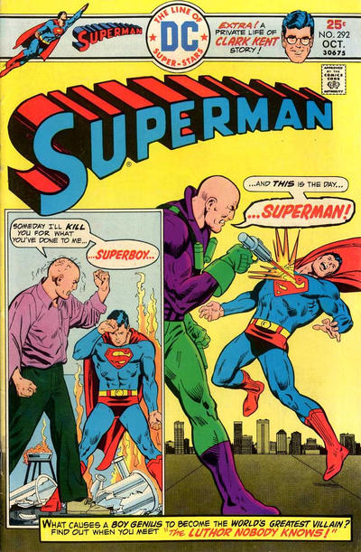 Cover for Superman (DC, 1939 series) #292