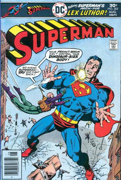 Cover for Superman (DC, 1939 series) #302