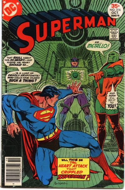 Cover for Superman (DC, 1939 series) #316