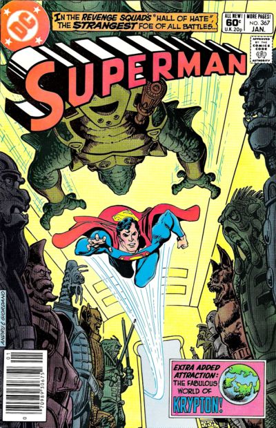 Cover for Superman (DC, 1939 series) #367 [Newsstand]