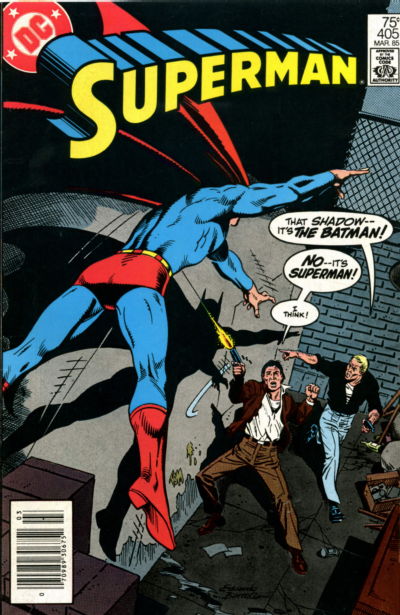 Cover for Superman (DC, 1939 series) #405 [Newsstand]