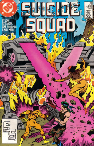 Cover for Suicide Squad (DC, 1987 series) #23 [Direct]