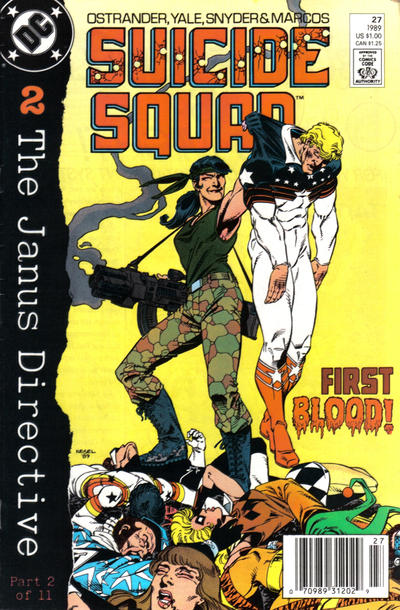 Cover for Suicide Squad (DC, 1987 series) #27 [Newsstand]