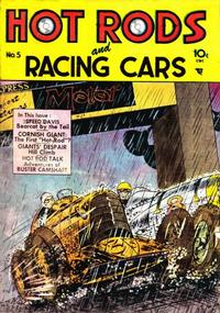 Cover Thumbnail for Hot Rods and Racing Cars (Charlton, 1951 series) #5