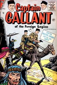 Cover for Captain Gallant (Charlton, 1956 series) #4