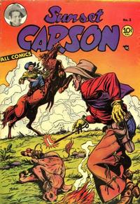 Cover Thumbnail for Sunset Carson Comics (Charlton, 1951 series) #3