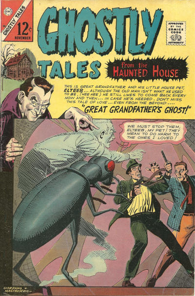 Cover for Ghostly Tales (Charlton, 1966 series) #58