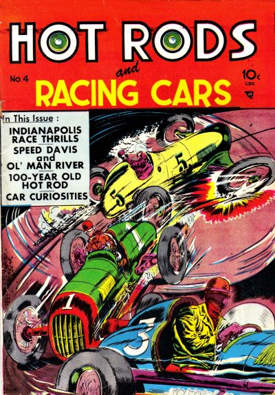 Cover for Hot Rods and Racing Cars (Charlton, 1951 series) #4