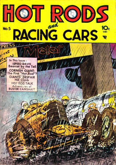 Cover for Hot Rods and Racing Cars (Charlton, 1951 series) #5