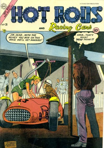 Cover for Hot Rods and Racing Cars (Charlton, 1951 series) #20