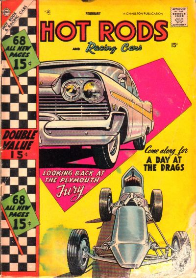 Cover for Hot Rods and Racing Cars (Charlton, 1951 series) #34