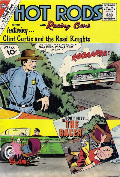 Cover for Hot Rods and Racing Cars (Charlton, 1951 series) #54