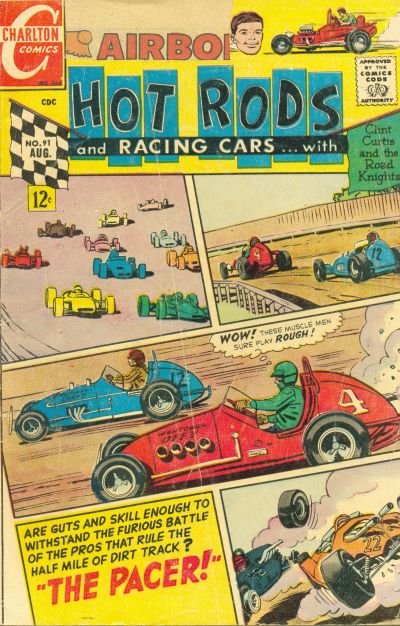 Cover for Hot Rods and Racing Cars (Charlton, 1951 series) #91