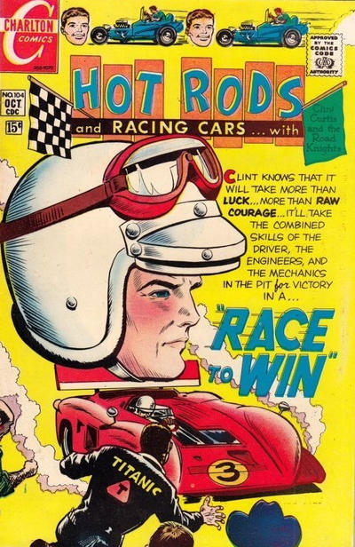 Cover for Hot Rods and Racing Cars (Charlton, 1951 series) #104