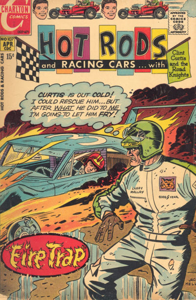 Cover for Hot Rods and Racing Cars (Charlton, 1951 series) #107