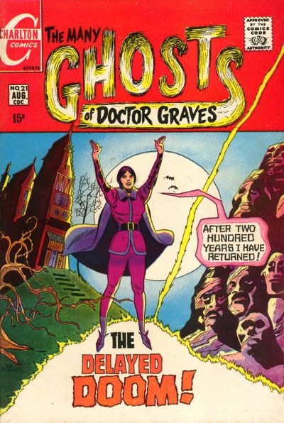 Cover for The Many Ghosts of Dr. Graves (Charlton, 1967 series) #21
