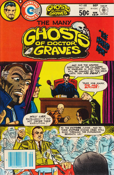 Cover for The Many Ghosts of Dr. Graves (Charlton, 1967 series) #68