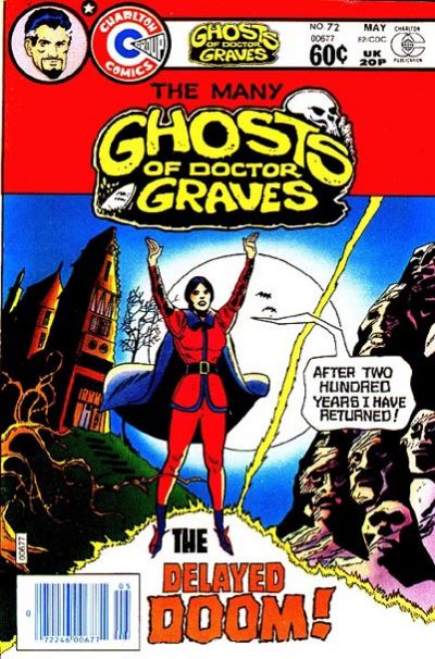 Cover for The Many Ghosts of Dr. Graves (Charlton, 1967 series) #72