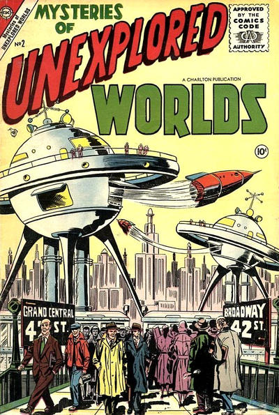 Cover for Mysteries of Unexplored Worlds (Charlton, 1956 series) #2