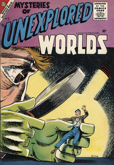 Cover for Mysteries of Unexplored Worlds (Charlton, 1956 series) #3