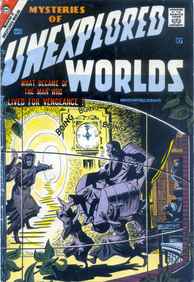 Cover for Mysteries of Unexplored Worlds (Charlton, 1956 series) #5