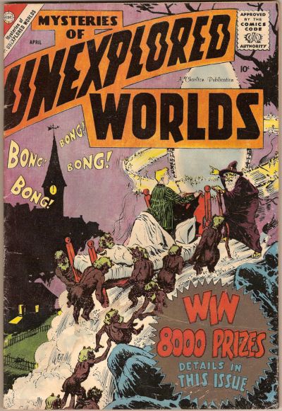 Cover for Mysteries of Unexplored Worlds (Charlton, 1956 series) #12