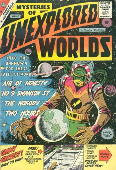 Cover for Mysteries of Unexplored Worlds (Charlton, 1956 series) #14
