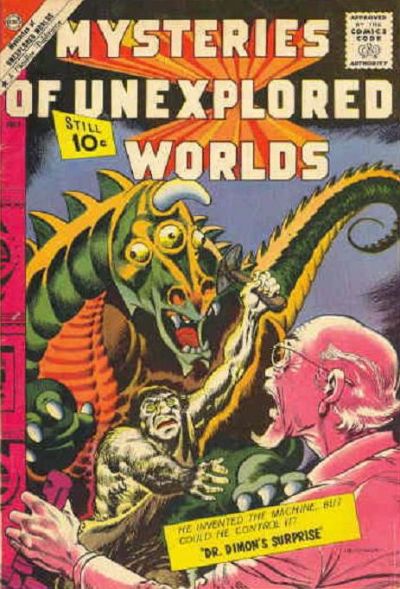 Cover for Mysteries of Unexplored Worlds (Charlton, 1956 series) #25