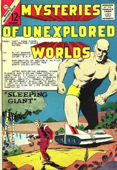 Cover for Mysteries of Unexplored Worlds (Charlton, 1956 series) #40