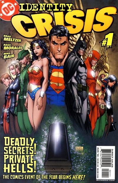 Cover for Identity Crisis (DC, 2004 series) #1 [First Printing]
