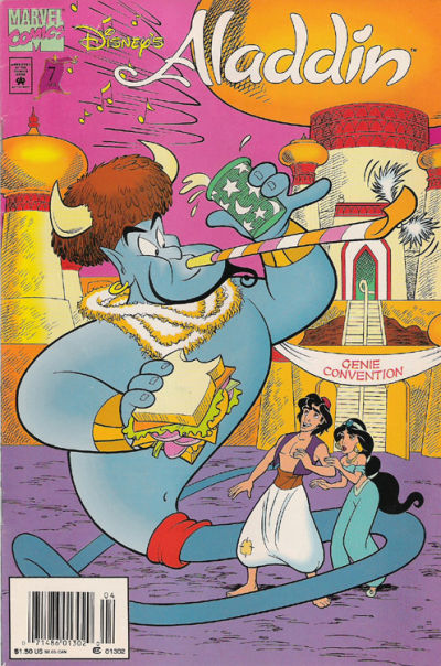 Cover for Disney's Aladdin (Marvel, 1994 series) #7 [Newsstand]