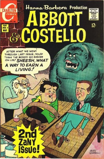 Cover for Abbott & Costello (Charlton, 1968 series) #2