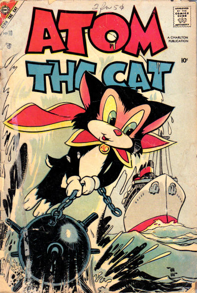 Cover for Atom the Cat (Charlton, 1957 series) #10