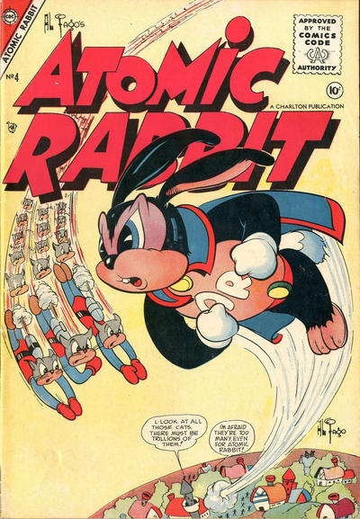 Cover for Atomic Rabbit (Charlton, 1955 series) #4